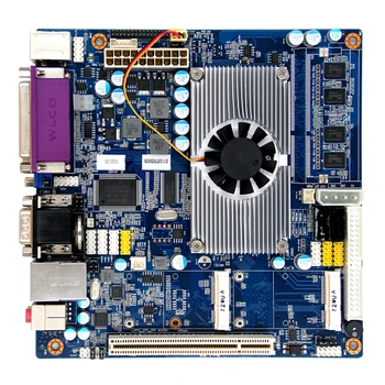 

Mini-ITX 17*17CM Intel Atom N570 CPU MINI PC motherboard onboard 2GB DDR3 6*com mini itx mainboard