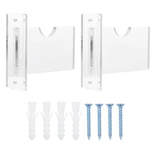 

1 Set Bat Display Shelf Wall Mounted Stick Holder Hockey Stick Hanging Bracket