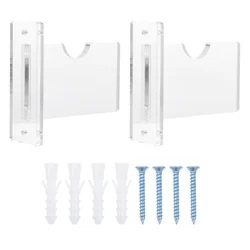 1 Set Bat Display Shelf Wall Mounted Stick Holder Hockey Stick Hanging Bracket