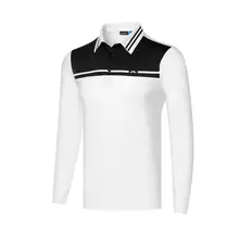 Новинка, мужские футболки JL Golf для тренировок, перламутровые ворота, спортивная одежда с длинным рукавом, футболка для гольфа, 4 цвета, S-XXXL Размер