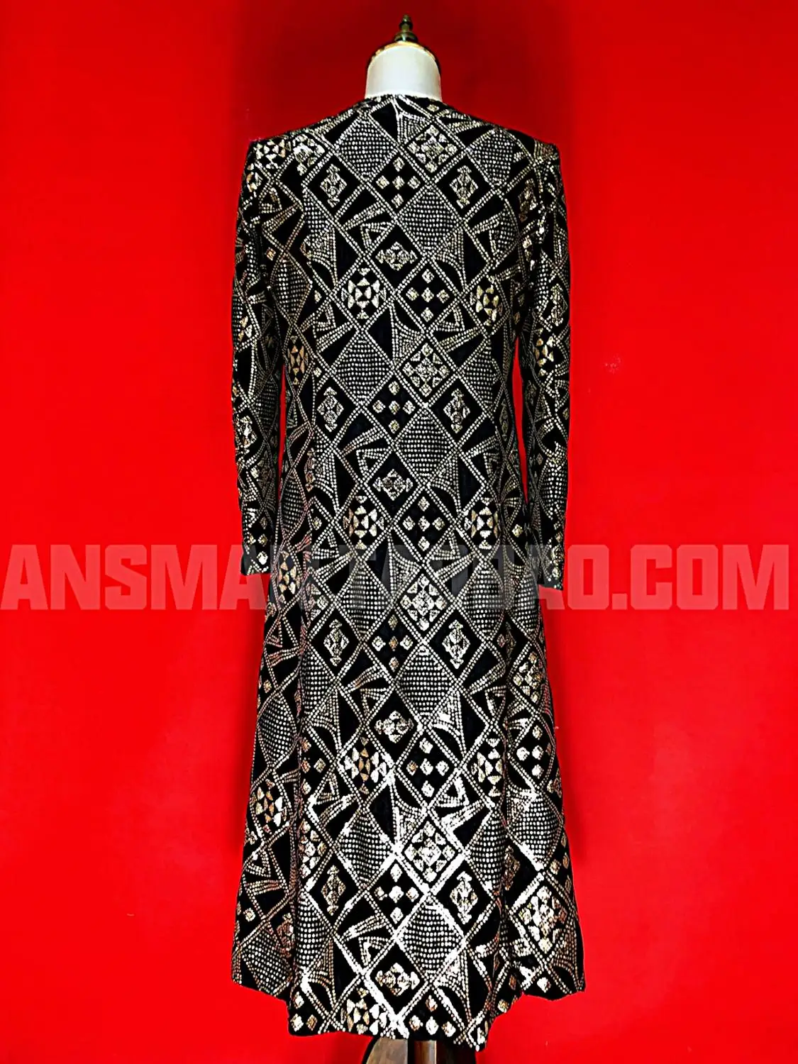 Роскошные мужские длинные золотые вышитые зонтик пальто ночной клуб бар певец GOGO Xiao Jingteng же костюм Мужская одежда heren jas
