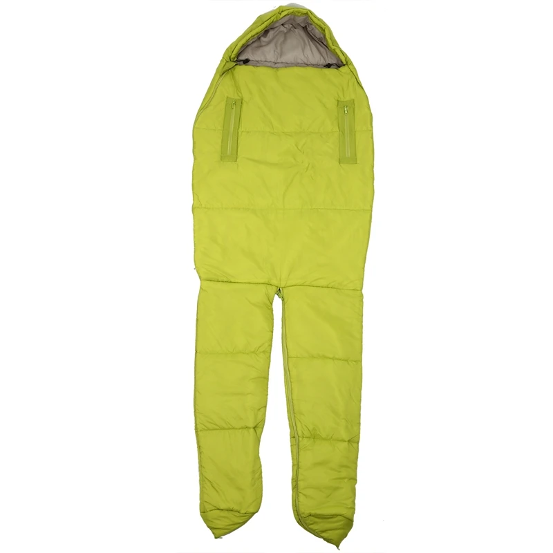 Free Shipping  ELOS-Wearable Walk Sleeping Bag Outdoor Camping Travel Hiking Humanoid Sleeping Backpacking with Zi
