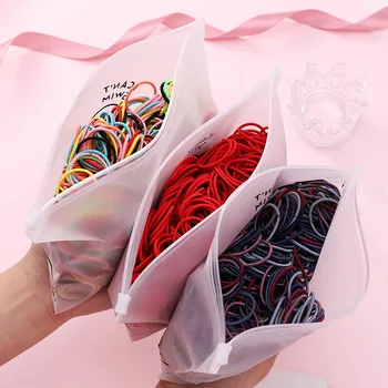 

Fashion Kids Hair Accessories Hair Ring Girls Colorful Nylon Elastic Rubber Bands Rope Ponytail Children's Hair Accessories