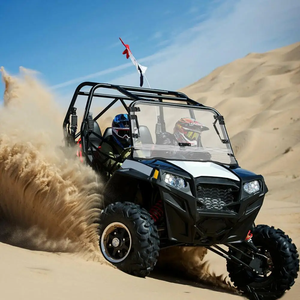 KEMIMOTO половинный/Полный/откидной ветровой экран UTV для Polaris RZR 4 S 900 /XP 1000 2014 2015 2016 2017