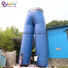 8mH гигантские надувные джинсы для продвижения продукции/надувные брюки модель/синие брюки Воздушные шары игрушки