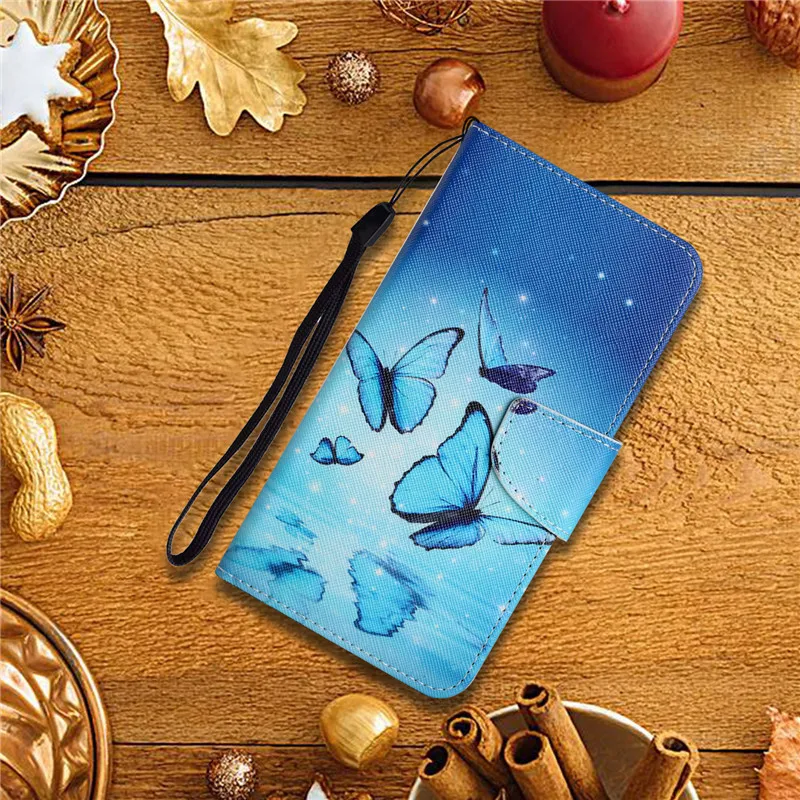 A52s 5G Case For Samsung Galaxy A52S 5G Phone Cover Painted Leather Wallet Case For Samsung A 52S SM-A528B Cover 6.5" Funda Para silicone cover with s pen