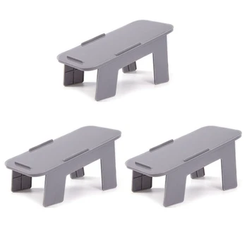 

Gray 3Pcs Footwear Support Shoe Organizer Foldable Shoe Stacker Space Save Display Rack Shoes Closet Stand Shoes