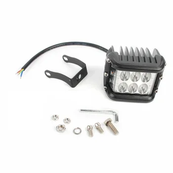 

4" LED Work Light Bar Cube Side Shooter Pod White & Amber Strobe Lamp SUV Truck 9000LM Enegry Saving Car LED Work Light