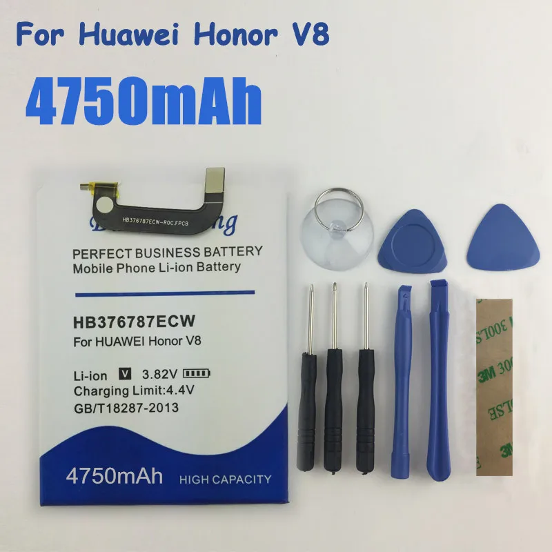 Аккумулятор HB376787ECW на 4750 мА · ч для Huawei Honor V8|battery for huawei|battery forbattery 3800mah |