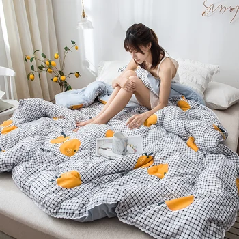 

Japanese Style Air Conditioner Warm Quilts New Design Winter Thick Comforter Hot Sales Cotton Infiiling Jersey Duvet Comforter