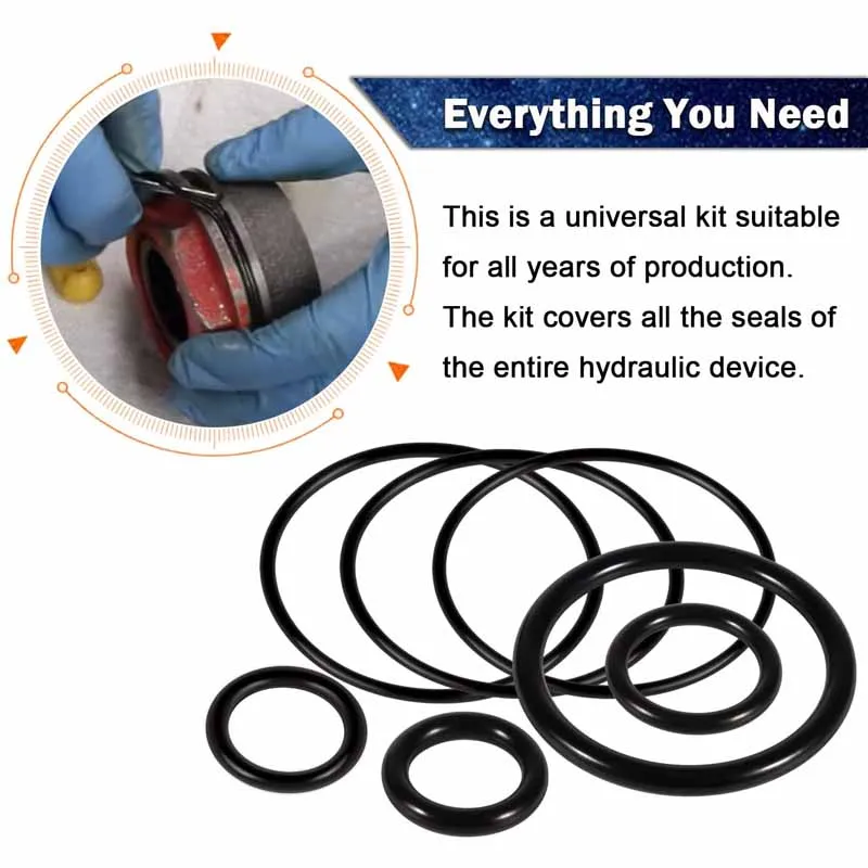 Building Supplies G493LWM MVP Floor Jack Seal Replacement Kit Material