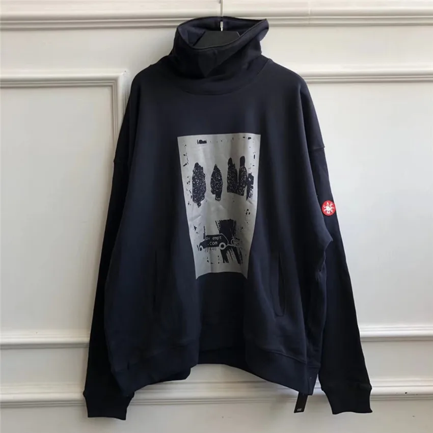 Осенняя Повседневная водолазка Cav Empt пуловер для мужчин и женщин в стиле хип хоп