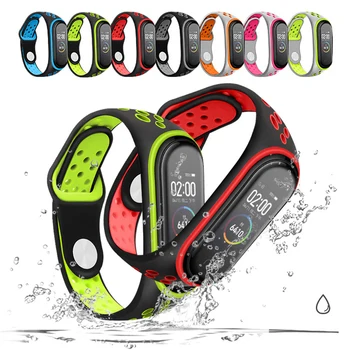 

2020 New Silicone Strap Sport Smart Band For Xiaomi Mi Band 3 4 Smart Bracelet For Miband 3 4 Smart Band Replacement Wristband