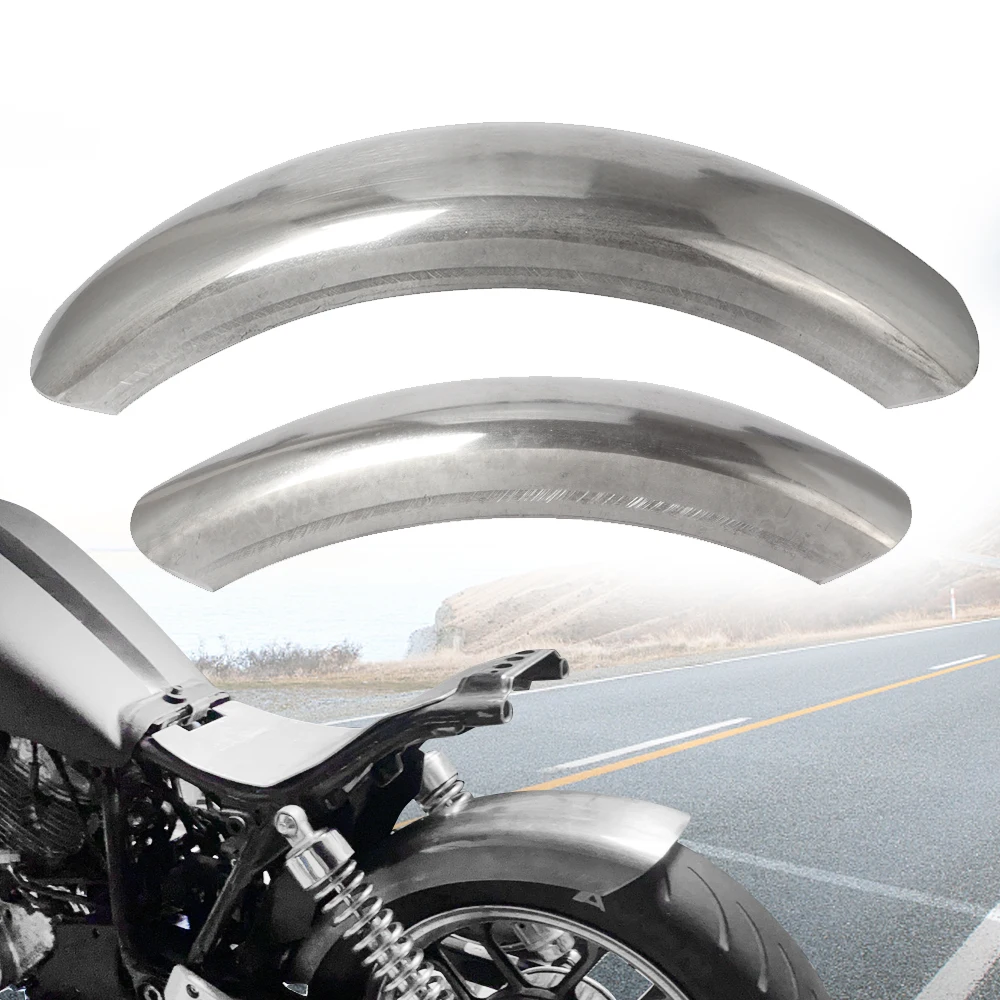 5.1 "Moto Cafe Racer Protezione Parafango Ruota Posteriore Parafango Corto/Lungo Parafango In Acciaio Non Verniciato Per Honda/Yamaha/Suzuki