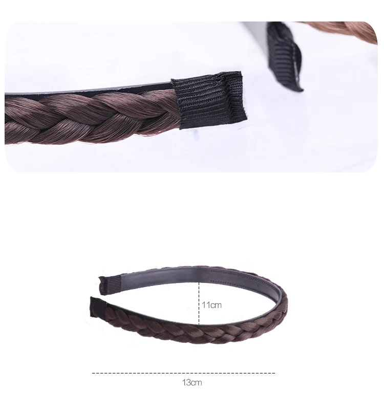 shein hair accessories Fashion Women Twist Hairbands Toothed Non-slip Headbands Girls Braid Hair Accessories Adjustable Head Band Bezel Headwear wide headbands for short hair