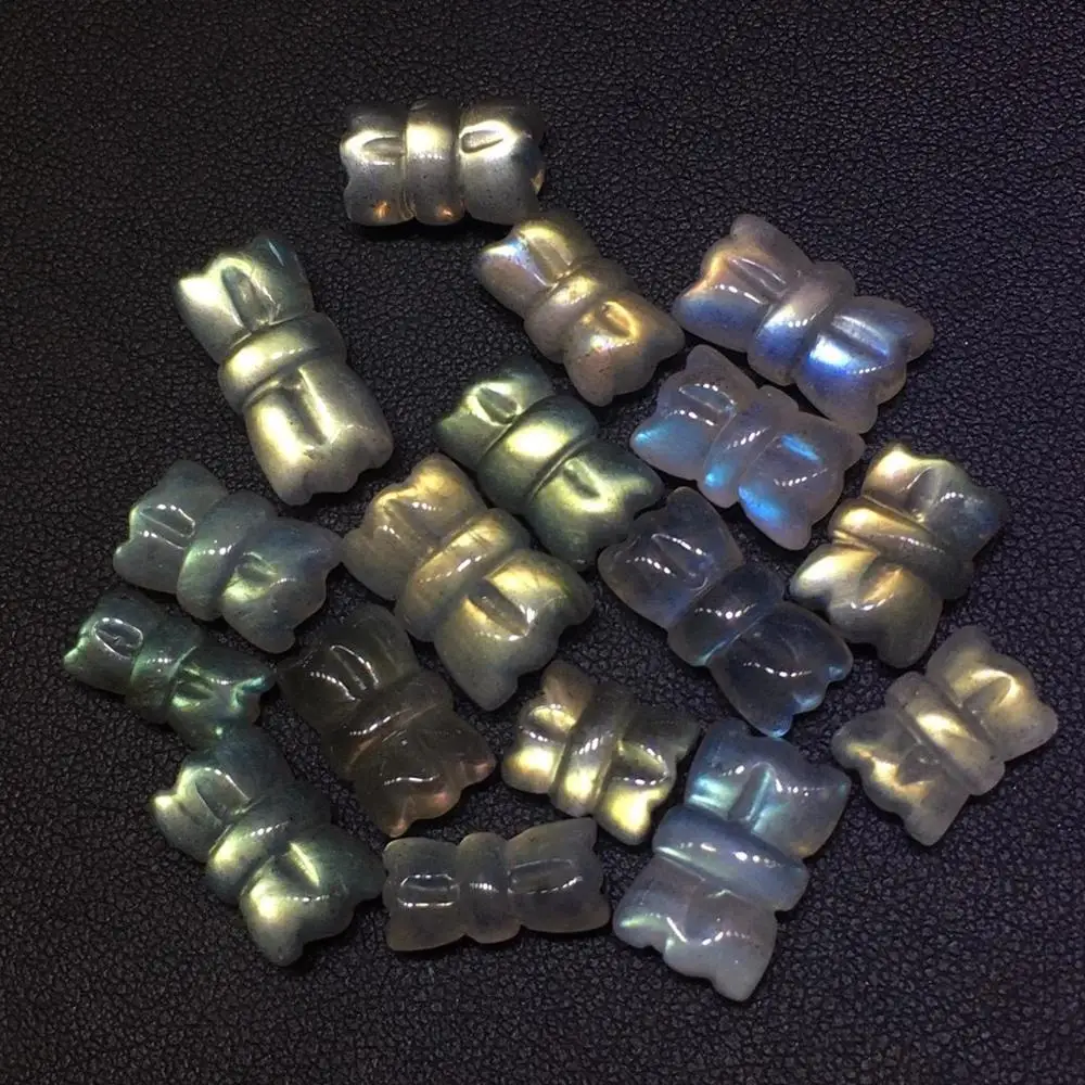 

Цельные бусины россыпью, лабрадорит, резное сердце/бант/медведь/сердце, подвеска, натуральный для изготовления ювелирных изделий, ожерелье FPPJ, оптовая продажа