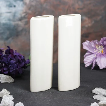 

Aroma humidifier "White flat vase, double", 2 pcs. included 2871160
