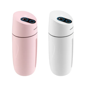 

USB Air Purifier Freshener with LED Lamp Aromatherapy Diffuser Mist Maker for Home Auto Mini Car Humidifiers