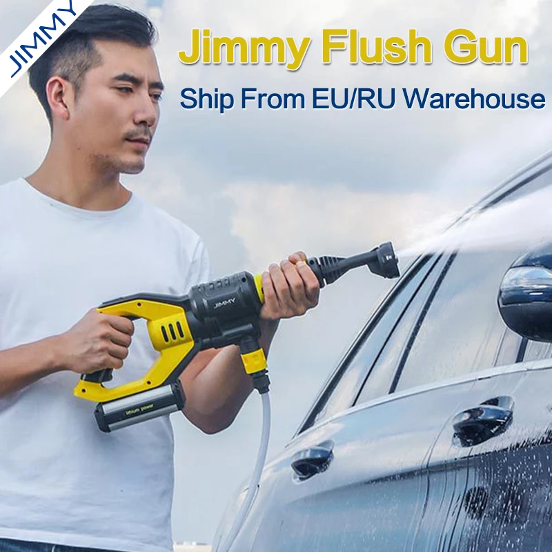

JIMMY JW31 Handheld Wireless Automobiles Wash Gun High Pressure Car Washer Snow Foam Water Power Cleaner Multifunctional Nozzle