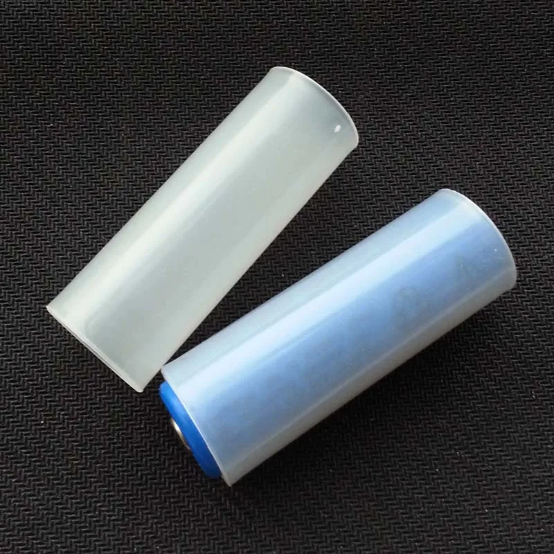 2 Pieces 18650 Battery Sheath Tube Plastic Holder Case Adaptor For LED Flashlight Torch Lamp