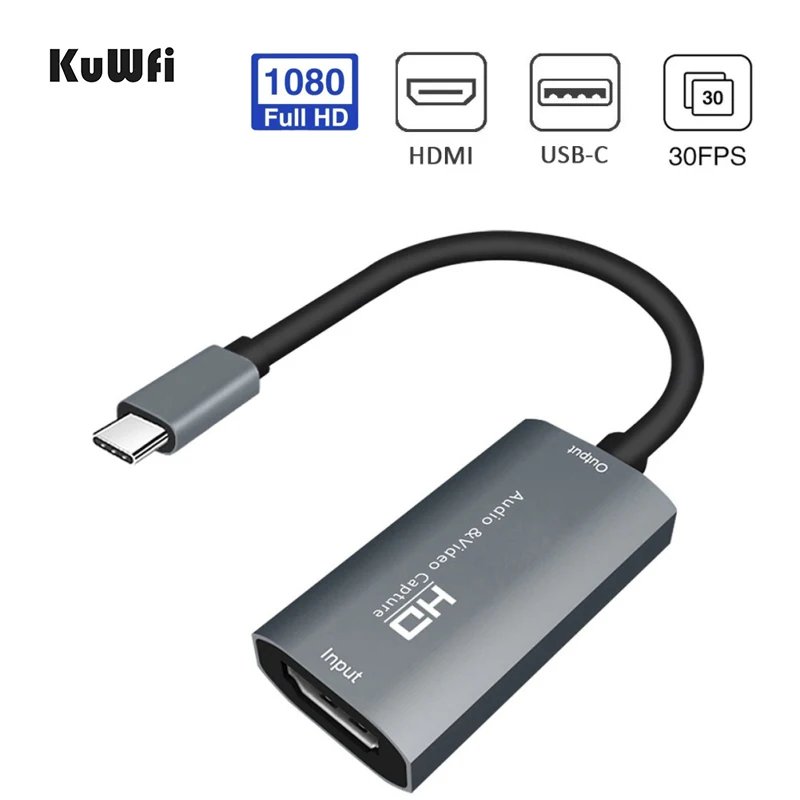 HDMI к USB C Карта видеозахвата HD 1080P Тип видео захвата Настольная игра Запись