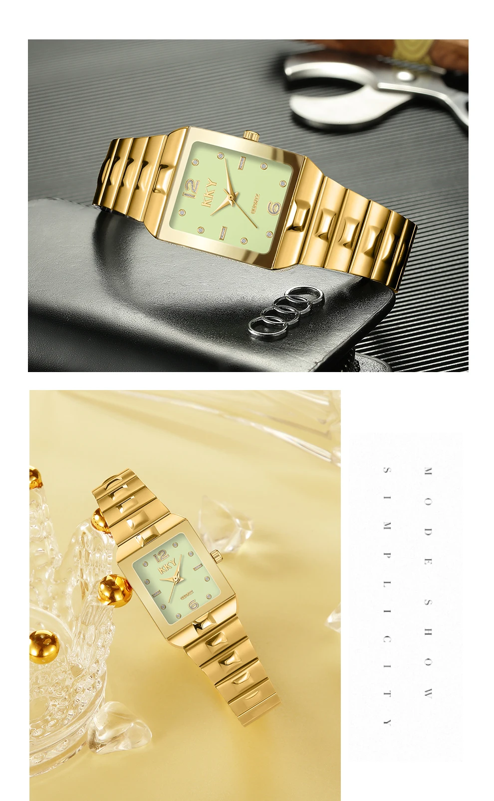 New Hotest Sale Creative Couple Watch 2022 Men's Women Watches KKY Brand Luxury Quartz Female Clock Waterproof lovers WristWatch