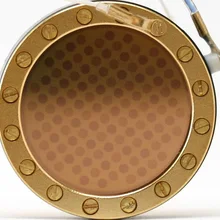 34 мм микрофонная капсула Большая Золотая диафрагма Одиночная сторона Pro DIY элемент Замена край Прерванный провод