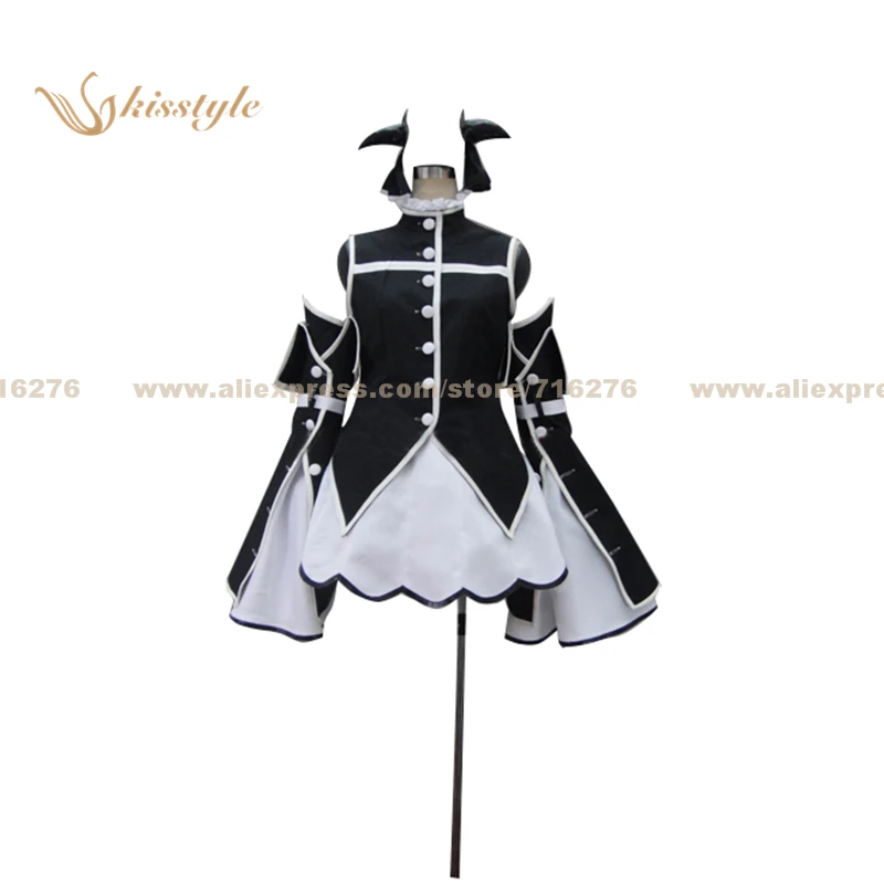 

Kisstyle Fashion Mondaiji Problem Children are Coming from Another World, aren't they Pesuto Black Percher COS Cosplay Costume