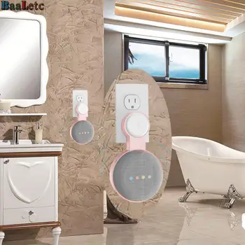 

For Google Home Mini Outlet Wall Mount Holder Audio Voice Assistant Study Audio Mount Speaker For Google Home Mini Spoker