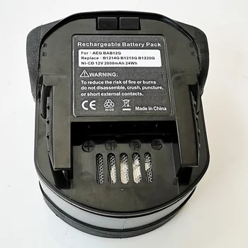 

US 12V Rechargeable Ni-Cd battery cell pack 3.0Ah for AEG cordless Electric drill B12 BX12 BXS12 BXL12 MX12 MXS12