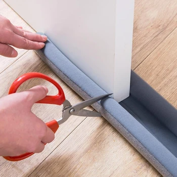

Door Bottom Sealing Strip Wind Guard Dust Blocker Sealant Stopper Flexible Double Door Decor Protector Door Stop Draft Dodger