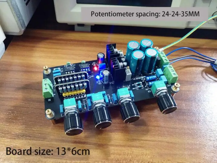 digital amplifier HiFi Audio UPC4570C Tone Board Headphone Amplifier Preamp Power Module Treble Bass Volume adjustment Adjustment Electonic Board marine amplifier Audio Amplifier Boards