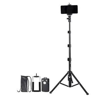 

Lightweight Phone Tripod Selfie Stick With Wireless Bluetooth Remote Control, Tripod Stand for LED Video Light Live Stream Vlog