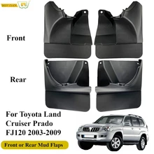 Литые Брызговики в стиле OE для Toyota Land Cruiser Prado FJ120 120 2003-2009 Брызговики передние или задние Литые Брызговики в стиле OE для Toyota Land Cruiser Prado FJ120 120 2003-2009 Брызговики передние или задние