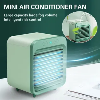 

Mini Rechargeable Air Conditioner Portable Multi-function Humidifier Purifier USB Desktop Air Cooler Fan Water Cooling Summer