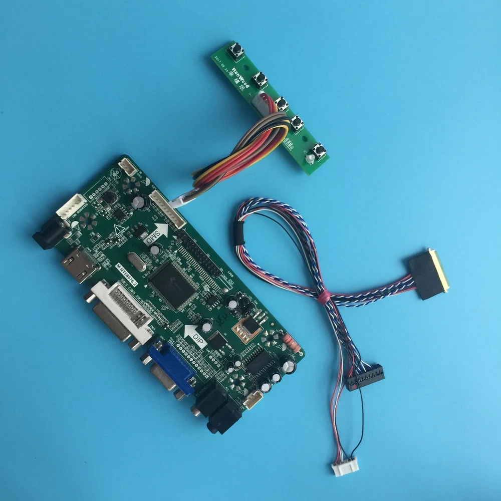 Для B140RW02 V0 VGA HDMI ЖК-дисплей светодиодный драйвер плата монитор панель экрана DVI LVDS