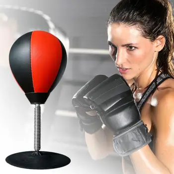 

Desktop Boxing Ball Stress Relief PU Fighting Speed Reflex Training Punch Ball for Muay Tai MMA Exercise Sports Equipment