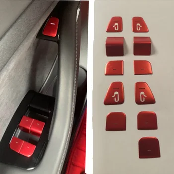 

Car Window Lift Switch Button Door Open Sticker Trim For Tesla Model 3 2017-2020 New And High Quality