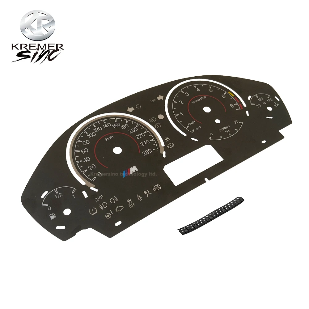 260km/h Dashboard Cover Sticker Instrument Panel Trim BMW F30 F31 F34 F35 F32 F33 F36 Retrofit car interior trim