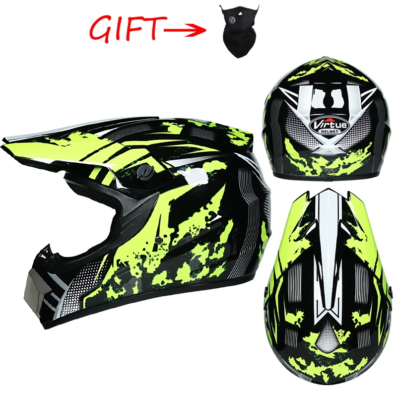 Взрослый мотоциклетный шлем, шлем для кросса, ATV, внедорожный автомобиль, горный велосипед, DH, гоночный шлем, шлем для кросса, capacetes - Цвет: 15d