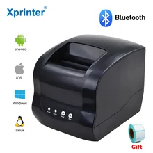 Принтер Xprinter 365B для печати термальных этикеток штрих кодов Pos