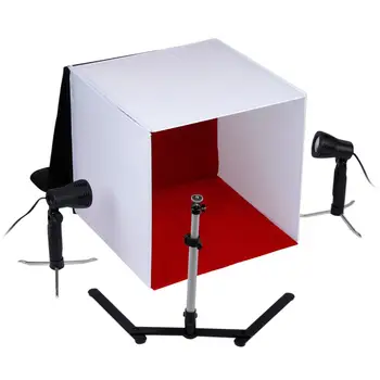 

60cm Shelves Mini LED Lights Camera Tripod Studio Photography Set Tabletop Shooting Photo Studio Photography Light Tent Softbox