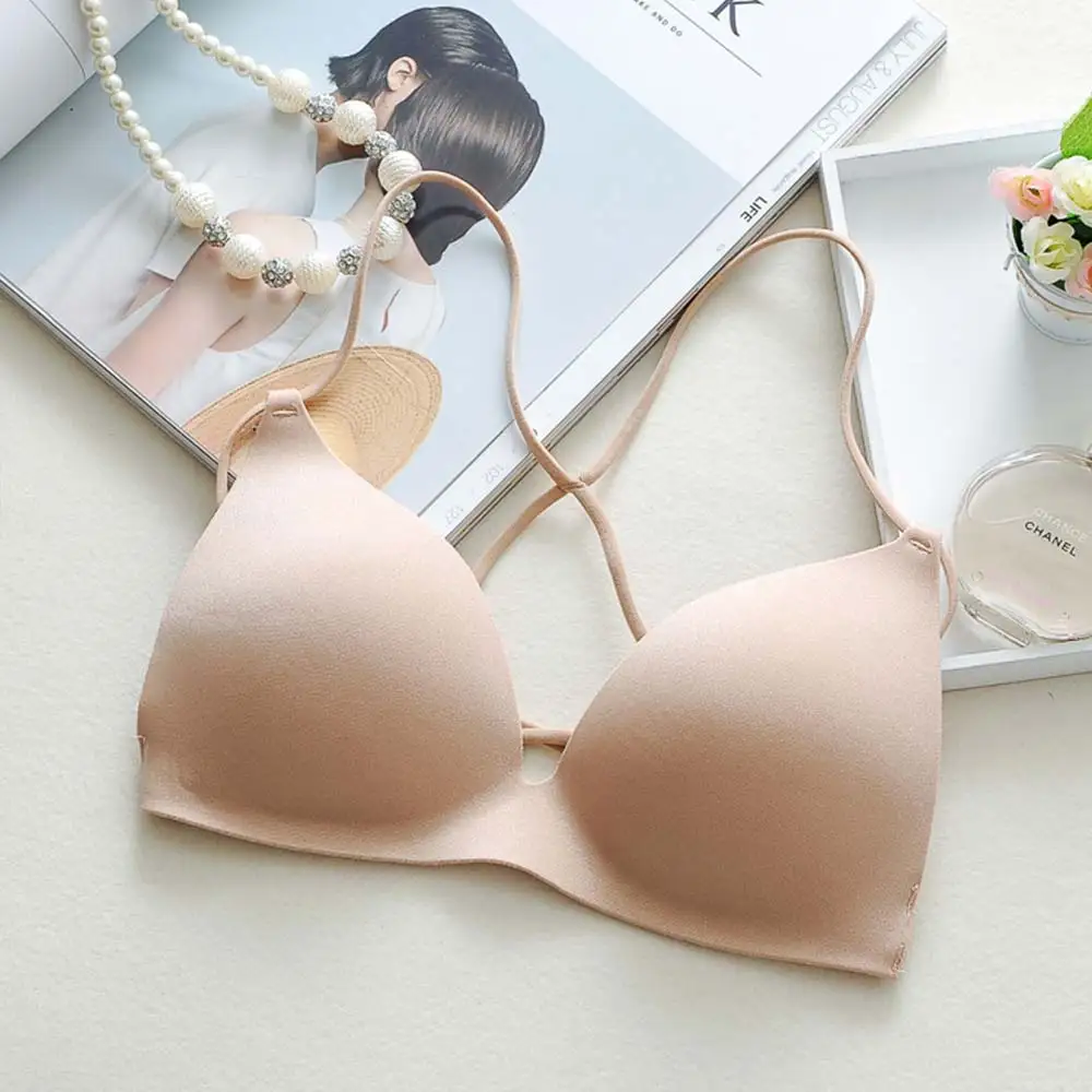 Skin Jomago женский бюстгальтер отжимать Bralette белье соблазнительный бюстгальтер с открытой спиной бюстгальтер с подтяжкой ленточное белье бюстгальтер Femme бюстгальтеры для женщин - Цвет: Skin