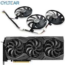 Refroidisseur de carte graphique pour ASUS ROG strix geforce RTX 2070 2080 SUPER Ti GAMING, ventilateur, 7 broches, T129215SU
