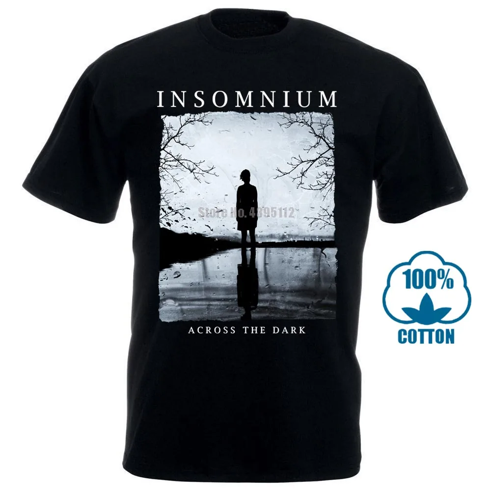 Insomnium/футболка; темные футболки; летняя футболка с короткими рукавами; Новинка 011453 года