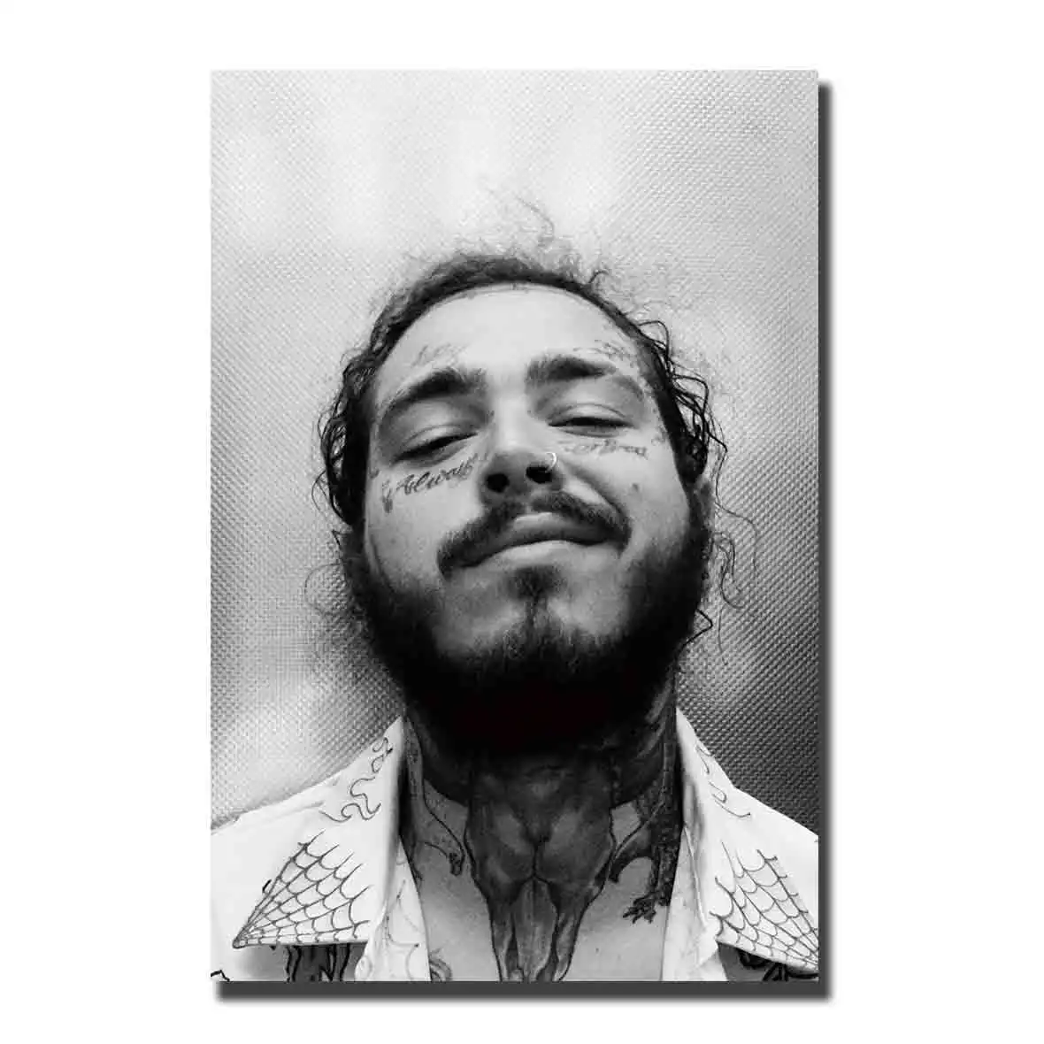 L72 Post Malone плакат-на заказ-рэп-хип-хоп-музыка-звезда искусство постер из ткани украшения Silk24x36in подарок гостиная картины