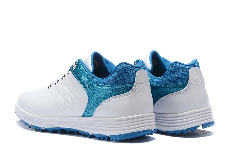 Водонепроницаемая обувь для гольфа; мужские весенние кожаные спортивные кроссовки; мужские широкие Нескользящие уличные кроссовки для гольфа; цвет белый, зеленый; спортивная обувь