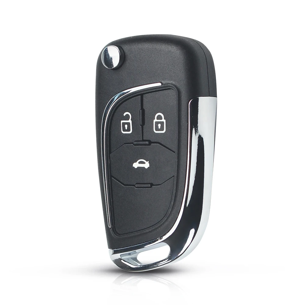 KEYYOU дистанционный автомобильный чехол для ключей для Шевроле-это эпос Lova Camaro Impala модифицированный Флип складной 2 3 4 5 кнопок HU100 Blade