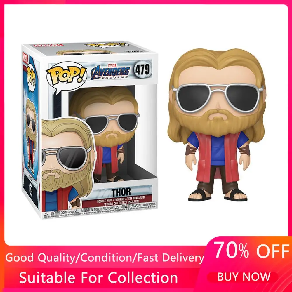 FUNKO POP Marvel Мстители: Endgame Fat Otaku THOR #479 виниловые Фигурки Коллекционная модель