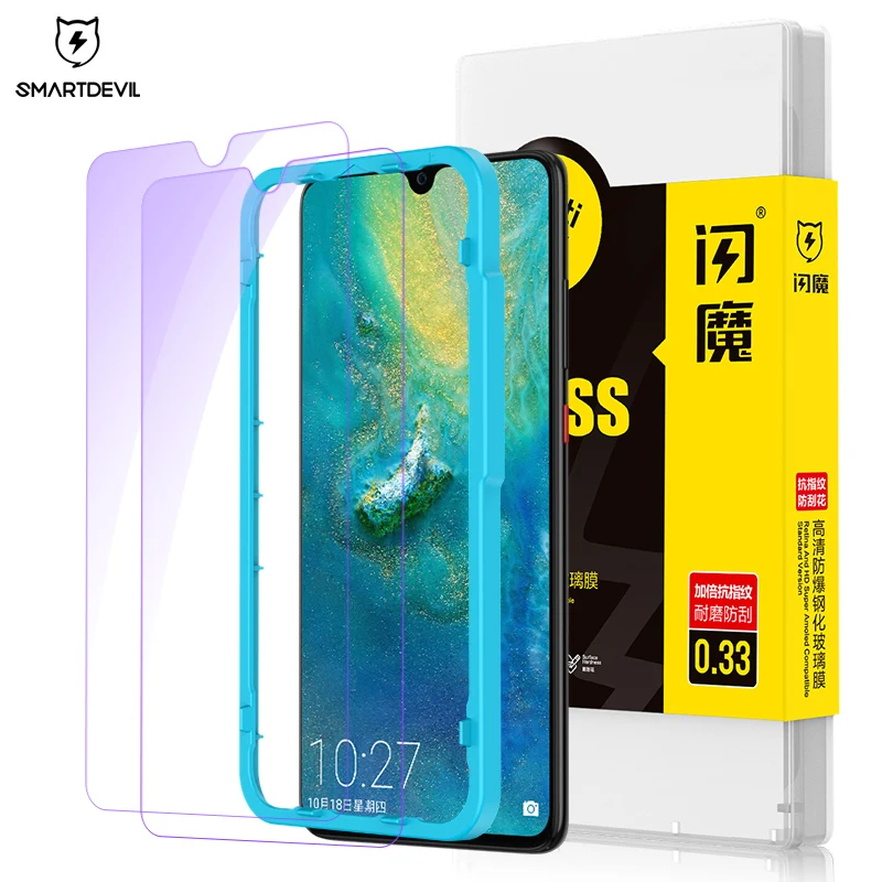 Закаленное стекло SmartDevil для Huawei mate 10 10Pro синяя Защитная пленка экрана 20